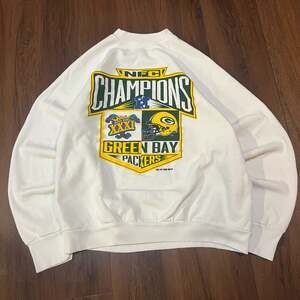 1996 Green Bay Packers Super Bowl XXXI Tultex Sweatshirt Size XL